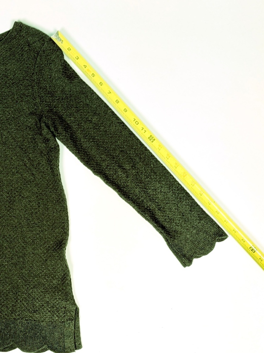 Elle - Olive Green Tunic - Large - Picture 4 of 10